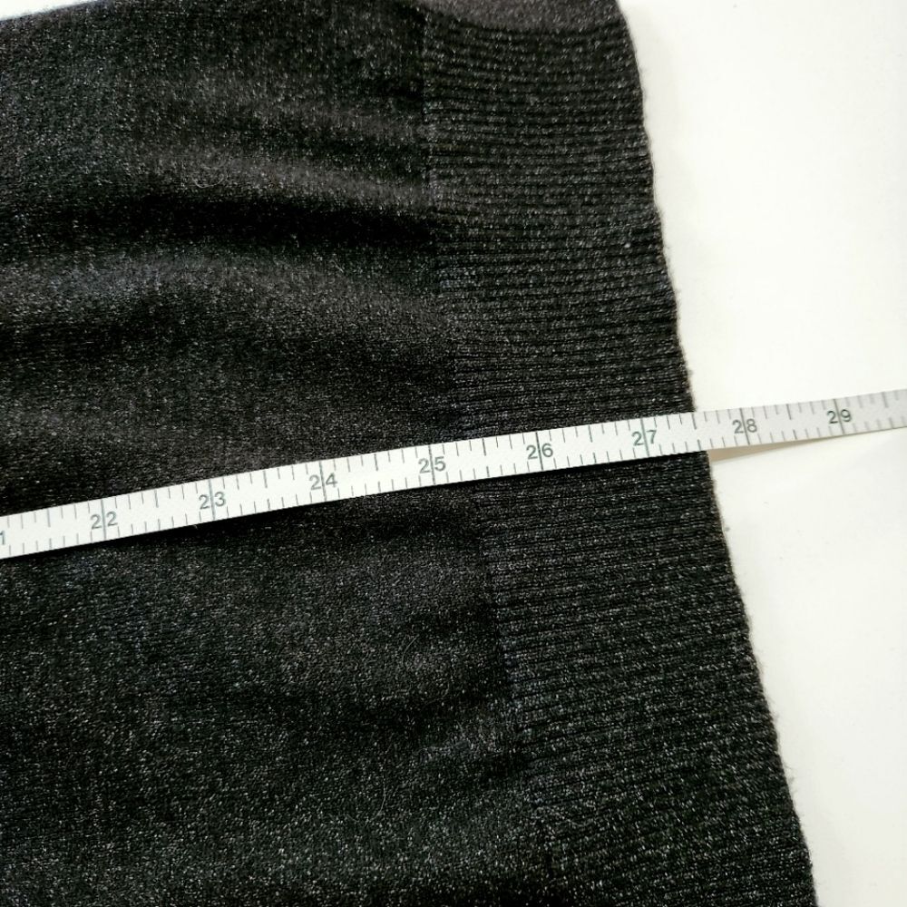 Michael Michael Kors Black Gold Metallic Lace-Up Tunic Sweater Glam Size Small - Picture 10 of 11